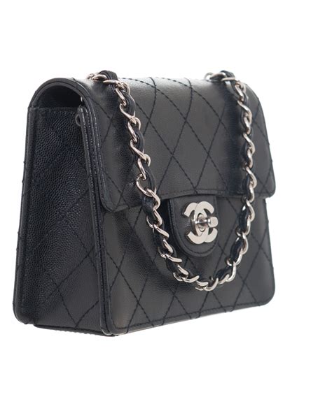 chanel chain black quilted handbag|Classic Handbags .